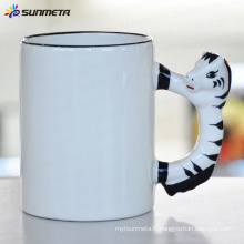 Sublimation tasse blanche animale cheval